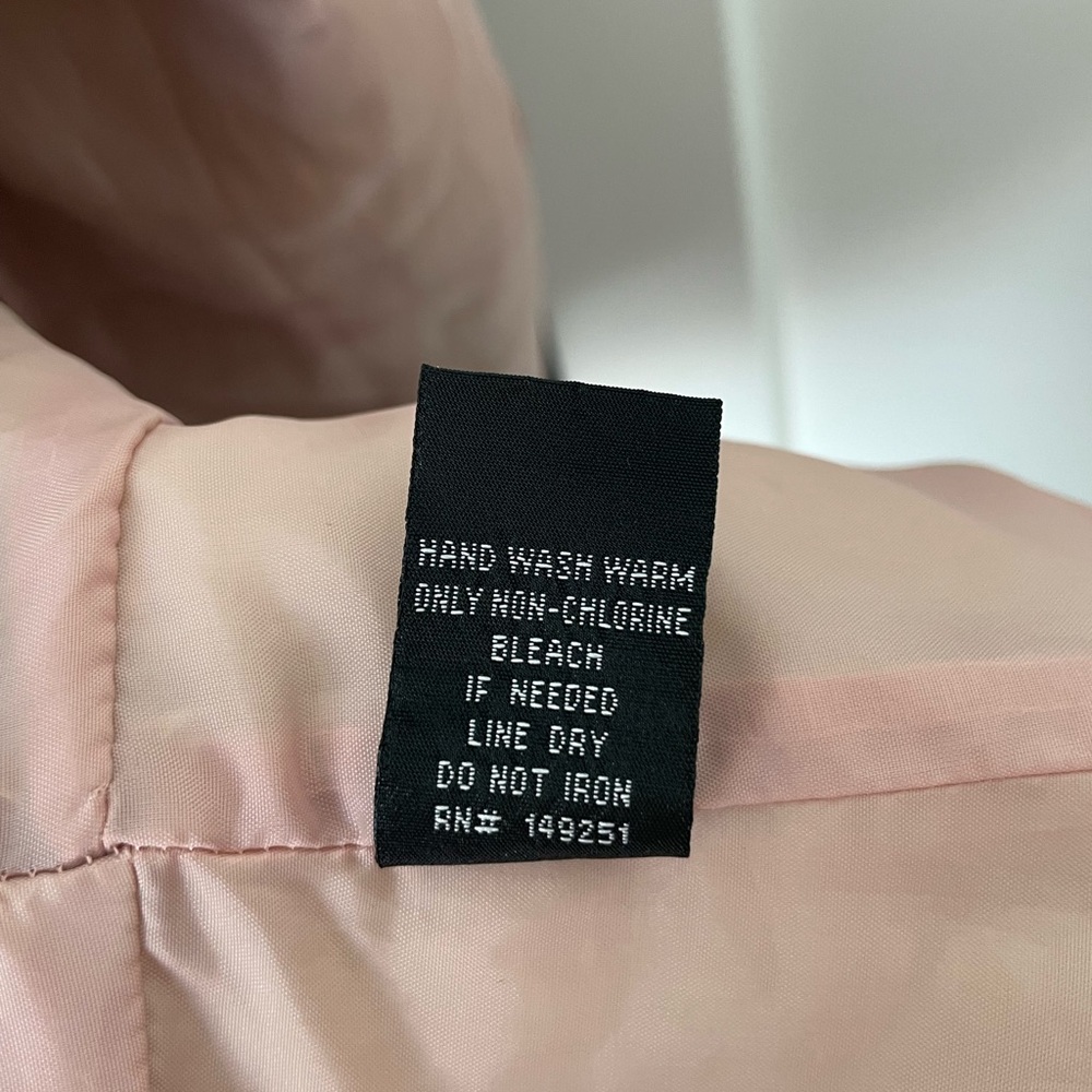 Baccini Blush Pink Vegan Leather Peplum Jacket 3x - Picture 6 of 13